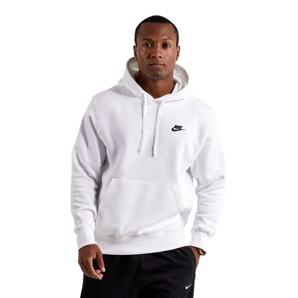 Nike Club Fleece 2 PC Sweatsuit Mens Size 4XL Cargo Tracksuit White Black NWT - Picture 3 of 9